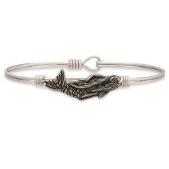 Mermaid Silver Bangle Bracelet - Simply Susan’s