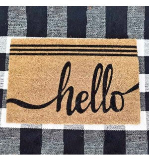 HELLO DOOR MAT