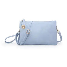 Load image into Gallery viewer, Sarah Crossbody/Clutch w/ Top Zip &amp; Lock Closure
