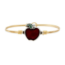 Load image into Gallery viewer, RED AUTUMN APPLE BANGLE BRACELET
