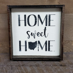 6X6 Home Sweet Home Framed - Simply Susan’s