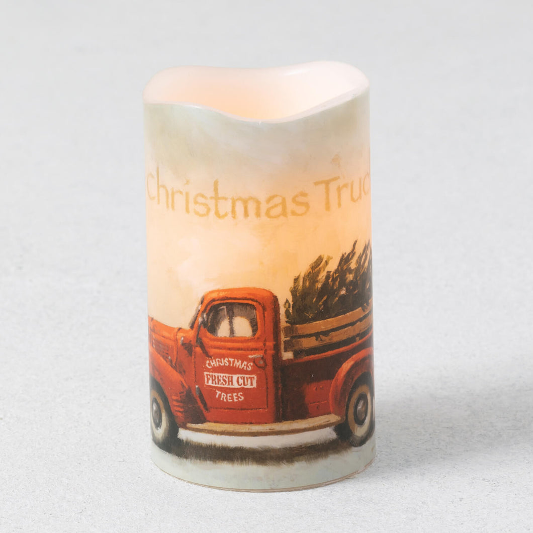 CHRISTMAS TRUCK PILLAR