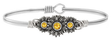 Load image into Gallery viewer, SUNFLOWERS BANGLE BRACELET
