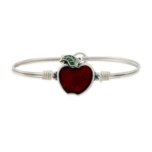 Load image into Gallery viewer, RED AUTUMN APPLE BANGLE BRACELET
